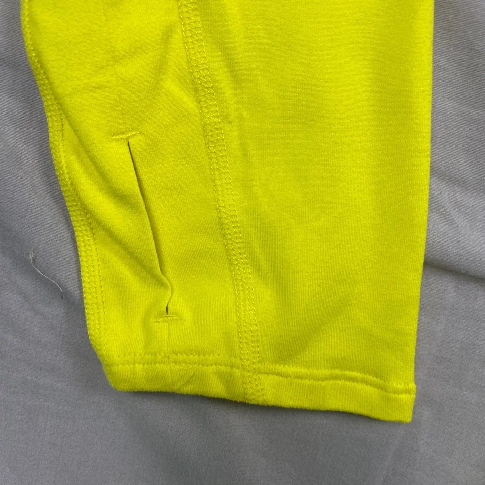 Nike Dri-Fit Half Zip Running Pullover Mens Large Volt Yellow Reflective